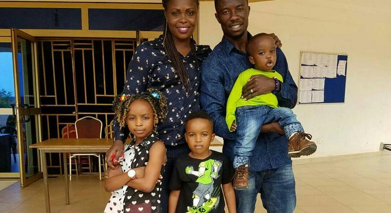 Kwaku Manu and his lovely family