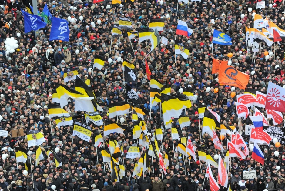 Sojeva pesma pevala se i na opozicionim demonstracijama u Moskvi 2011.