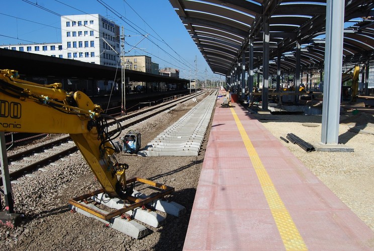 Budowa stacji kolejowej w Katowicach (7) fot. PKP Polskie Linie Kolejowe S.A.