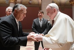 Viktor Orban i Papież Franciszek