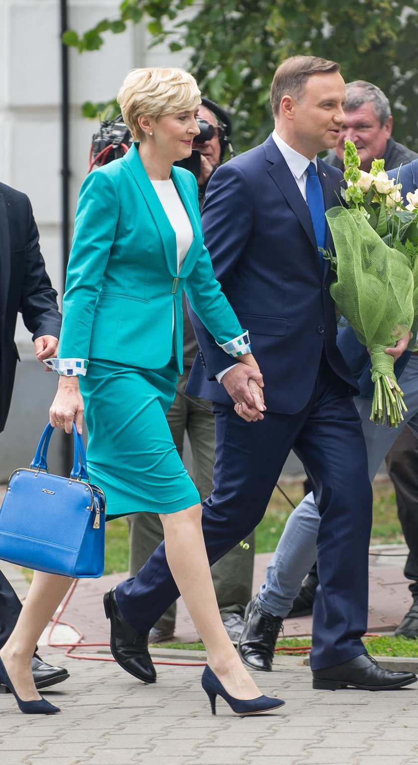 Andrzej Duda i Agata Kornhauser-Duda