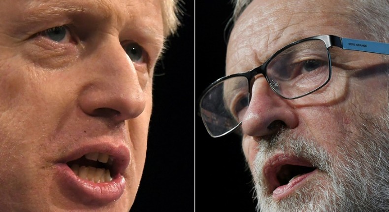 Johnson and Corbyn went head-to-head in a TV election debate