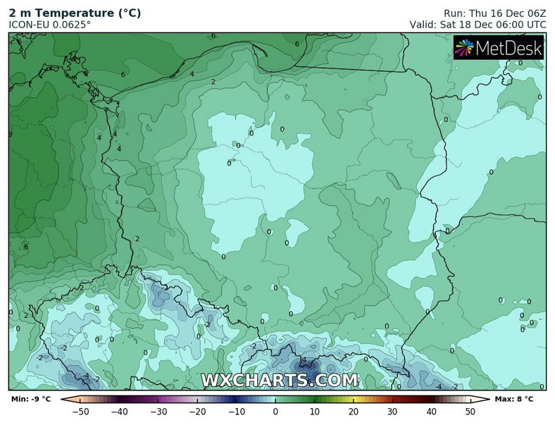 Rano gdzieniegdzie pojawią się przymrozki