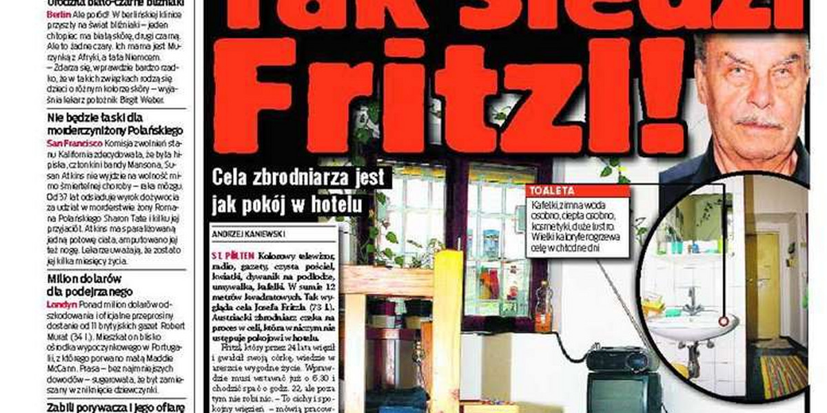 Tak siedzi Fritzl