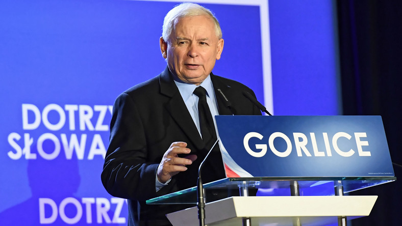 Konwencja wyborcza PiS w Gorlicach z udziałem Jarosława Kaczyńskiego