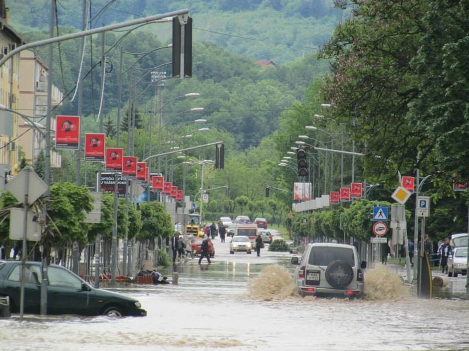 Doboj poplave 2014 Centar grada foto Dejan Bozic