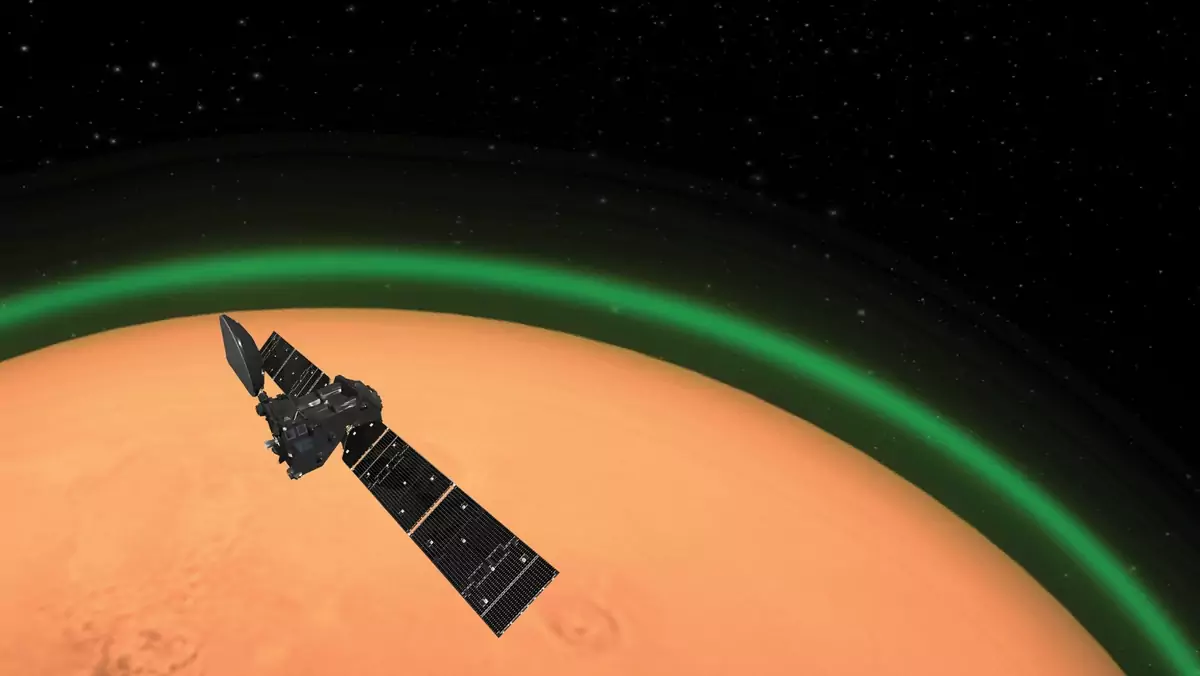Zielona atmosfera Marsa w artystycznej wersji