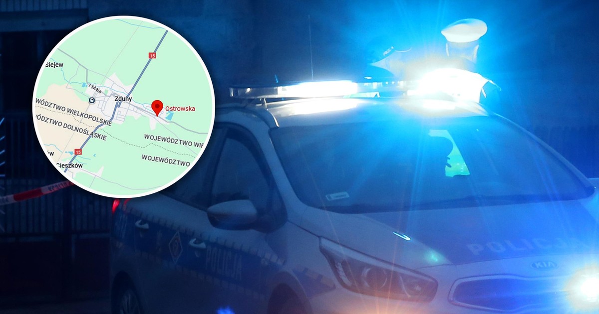 Dramat w Zdunach. Dziecko wbiegło na jezdnię wprost pod auto