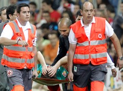 Messiego znieśli na noszach