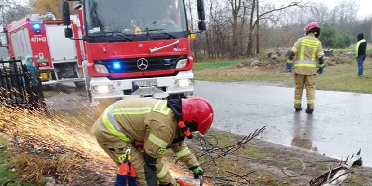 18-latek dachował w Toczyskach.