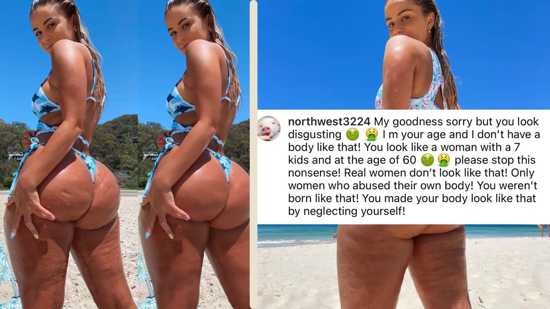 Ludzie życzą jej śmierci i mówią, że jest "obrzydliwa". Influencerka body positive odpowiada hejterom