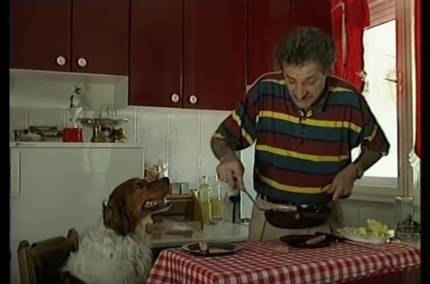 Desimir i Sima u monodrami "Čovek i pas"