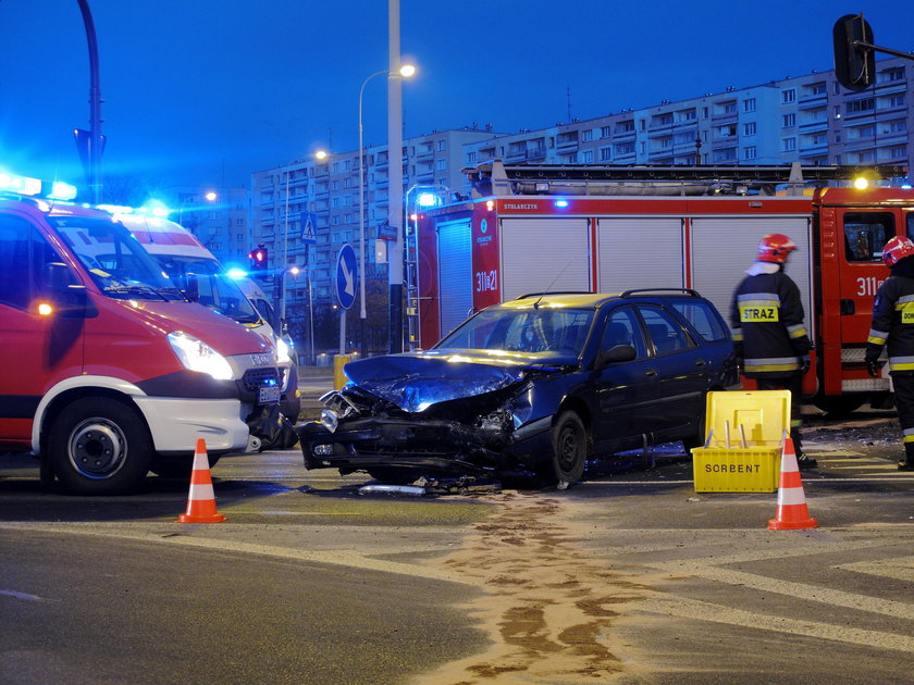 Łódź. Wypadek na Retkini