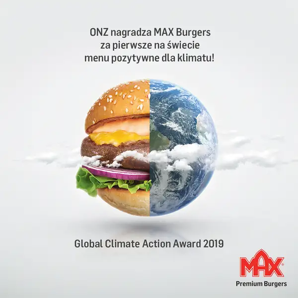 MAX Burgers wyróżnione przez ONZ za swoje zielone menu