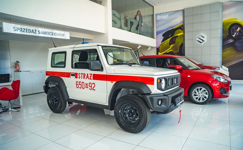 Suzuki Jimny N1 jako samochód straży pożarnej