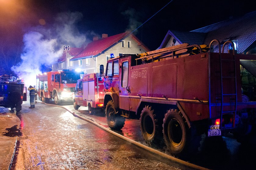 Pożar w powiecie kłodzkim