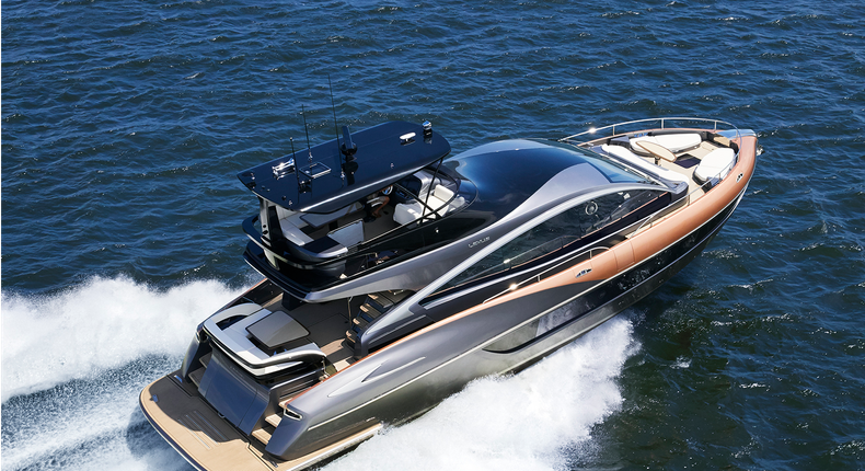 Lexus' first luxury yacht was designed in collaboration with Italian yacht design studio Nuvolari Lenard.