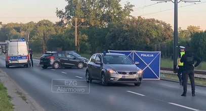 Koszmarny wypadek w Zgierzu. Motocyklista zderzył się z radiowozem, nie żyje