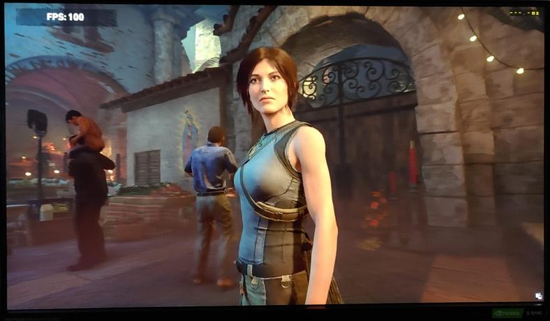 Acer Predator X25 - kadr z gry Shadow of The Tomb Raider, 100 klatek na sekundę