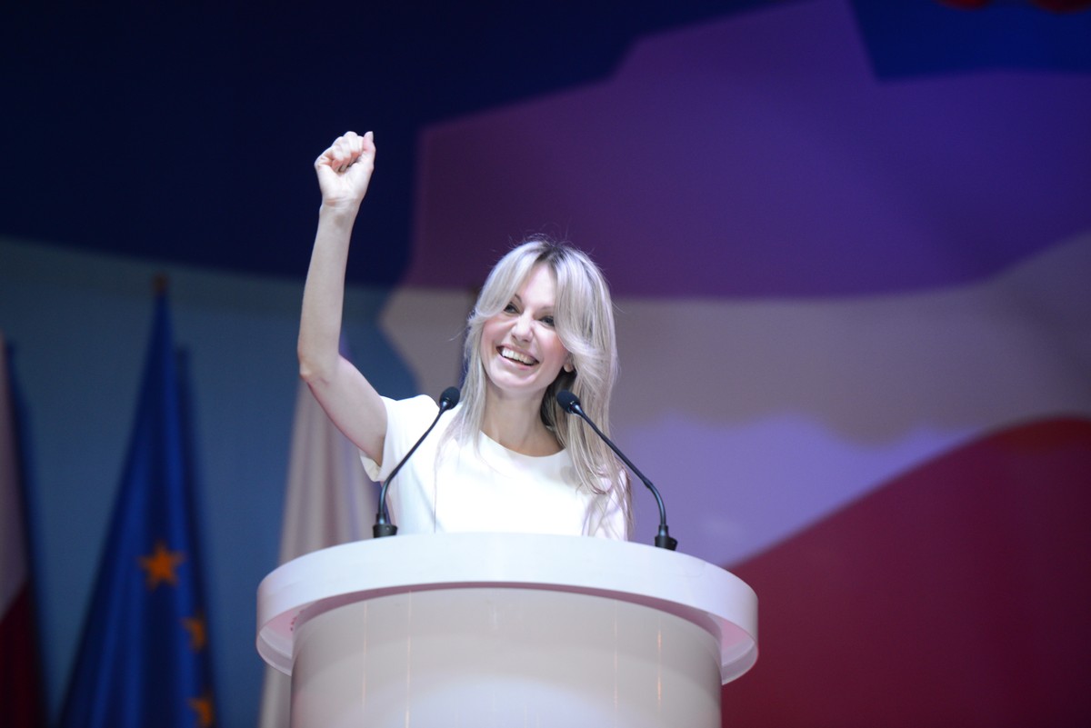 Kandydatka SLD na prezydenta RP Magdalena Ogórek PAP/Jacek Turczyk