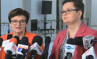 'Willa plus'. Przedstawiciel Fundacji Megafon przerwał konferencję posłanek KO