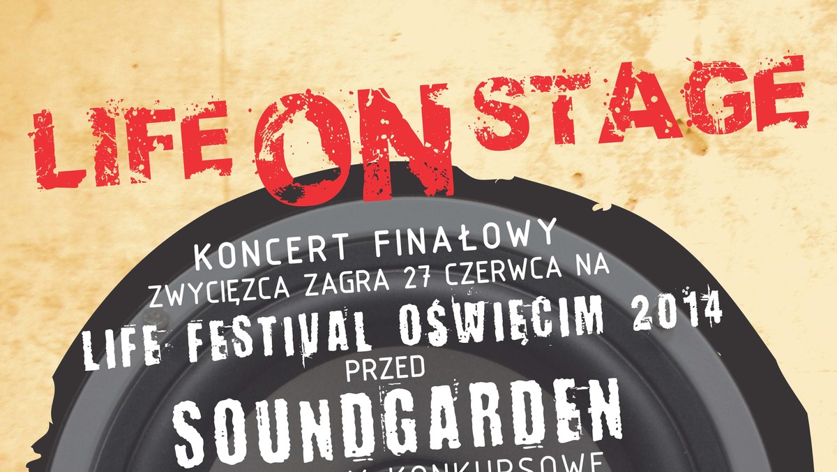 5 czerwca w krakowskim klubie Kwadrat odbędzie się wielki finał konkursu Life On Stage, w którym nagrodą główną będzie występ podczas Life Festival Oświęcim m.in. przed słynnym zespołem Soundgarden. O najwyższe laury powalczą: Tune 4 Tune, Coria, Phedora oraz Time For Funk. Gwiazdami wieczoru będą Enej, Maleo Reggae Rockers oraz Kozak System.