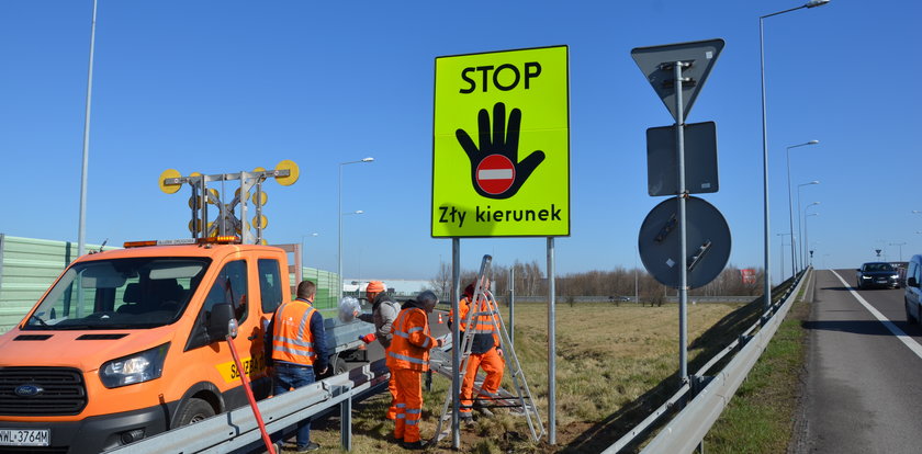 Czy te znaki powstrzymają drogowych bandytów? Miejmy nadzieję. Ma być bezpieczniej na S8