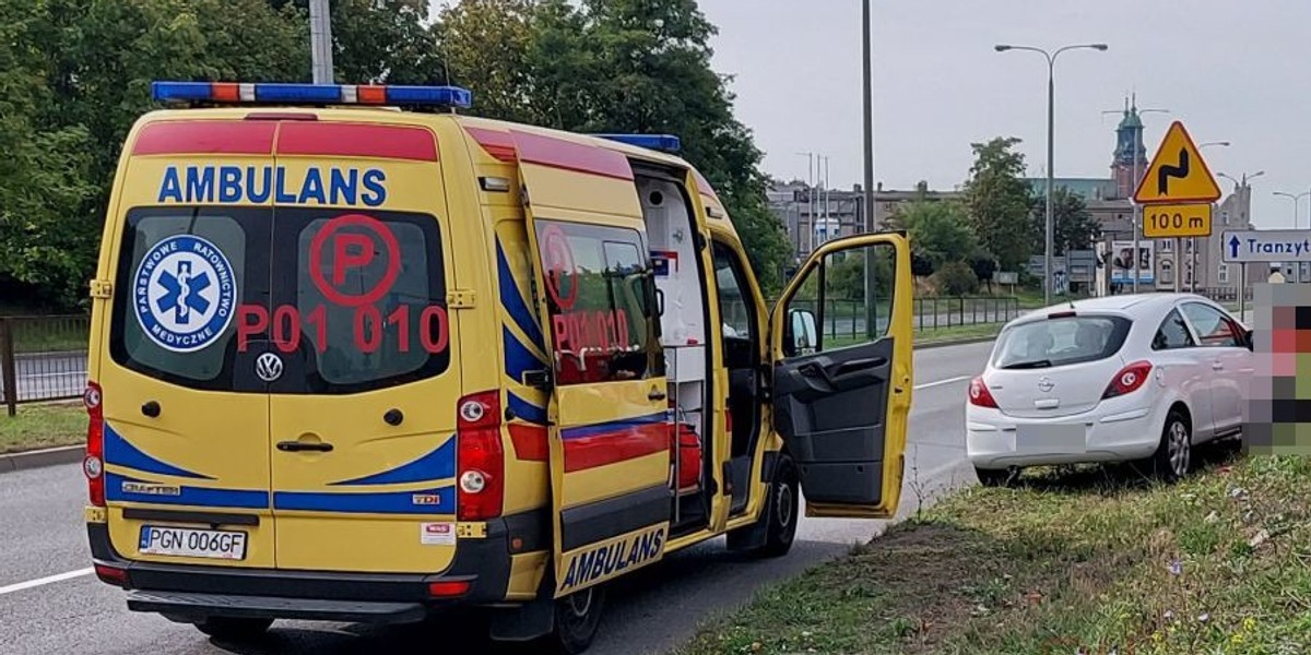 Nagła śmierć kierowcy w Gnieźnie.