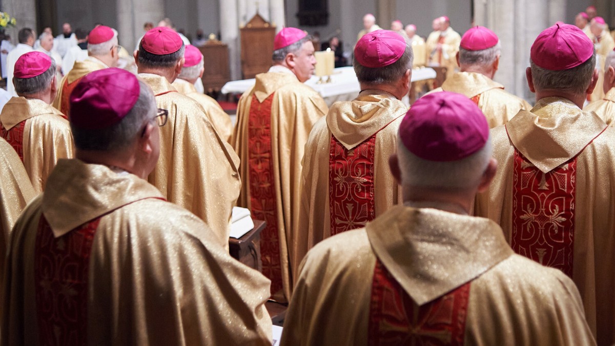 Biskupi na Zebraniu Plenarnym Konferencji Episkopatu Polski w październiku 2020 roku