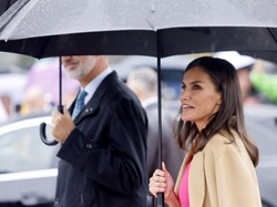 Królowa Letycja zdeklasowała stylizacje wszystkich ważnych kobiet, z którymi spotkała się w Niemczech. FOTO