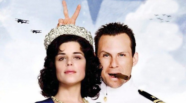 Neve Campbell és Christian Slater mint Elizabeth hercegnő és Winston Churchill Az ifjú Churchill kalandjaiban (Fotó: Ringier-archív)