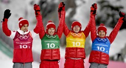 Chłopaki na medal! Stoch, Kot, Kubacki i Hula pierwszy raz na podium w konkursie drużynowym!