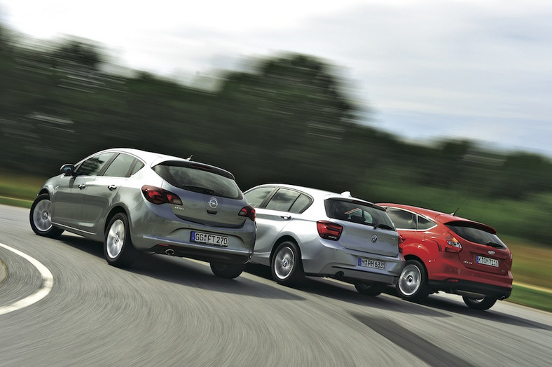 BMW 118i, Ford Focus, Opel Astra - porównanie