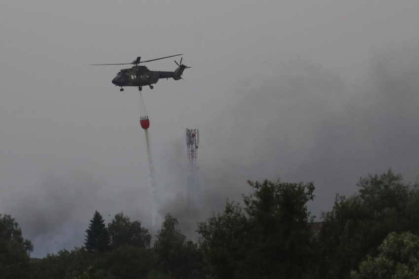 Gašenja požara u Kragujevcu