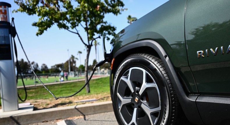 EV buyers may be eligible for thousands of dollars' worth of tax credits and rebates.Patrick T. Fallon/Getty Images