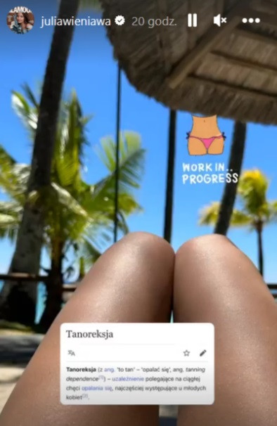 Julia Wieniawa na Mauritiusie