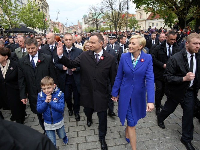 Agata Kornhauser-Duda i Andrzej Duda