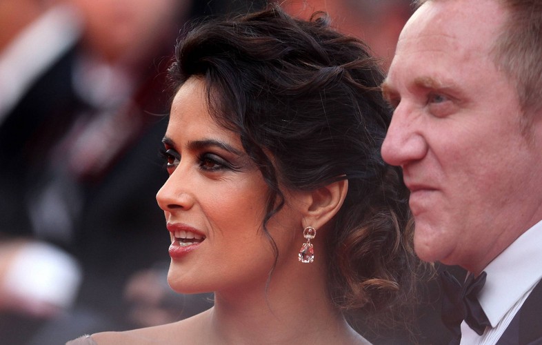 Salma Hayek z mężem