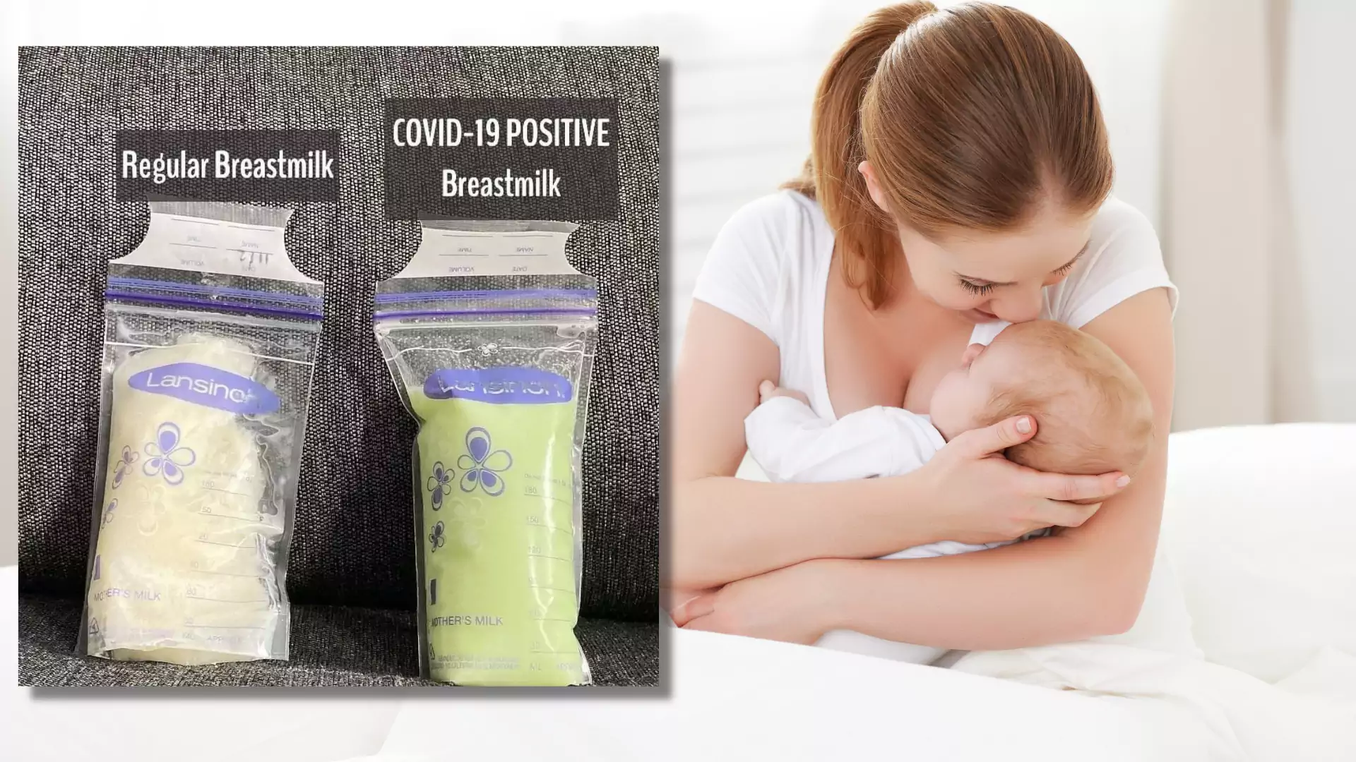 Mleko w jej piersiach stało się zielone, gdy zachorowała na COVID-19