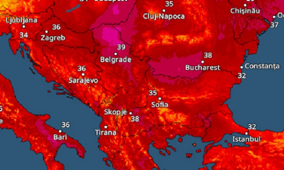 Toplotni rekord u Srbiji