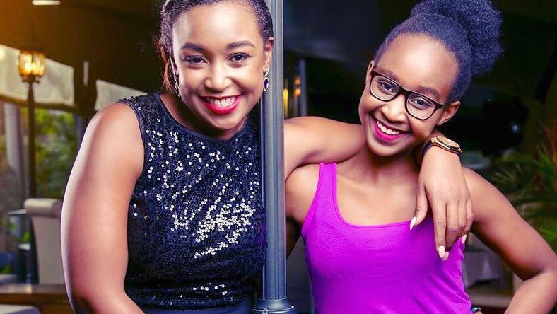 Gloria Kyallo with sister Betty Kyallo