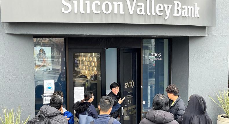 Startup founders scrambled to get their funds out of Silicon Valley Bank after its collapse.Justin Sullivan/Getty Images