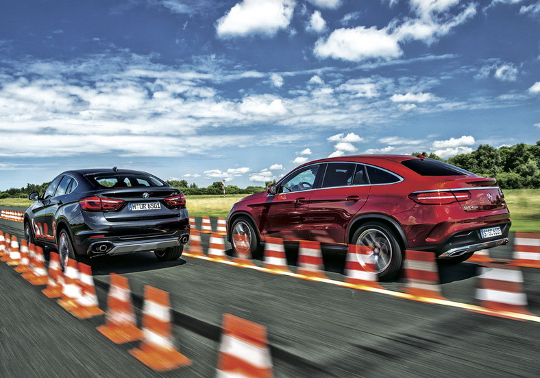 BMW X6 kontra Mercedes GLE Coupe - sprawdzamy, kto robi lepsze X6?