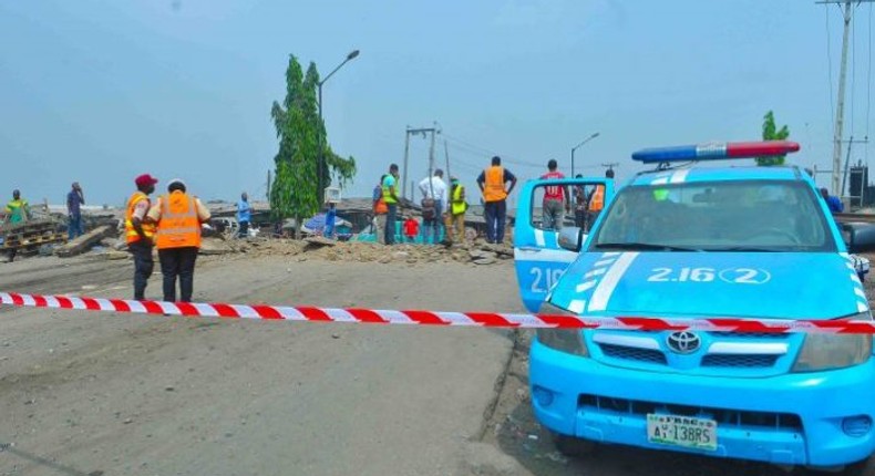 Members of the FRSC at the scene of an accident/Photo used for the purpose of illustration. [pmnewsnigeria]