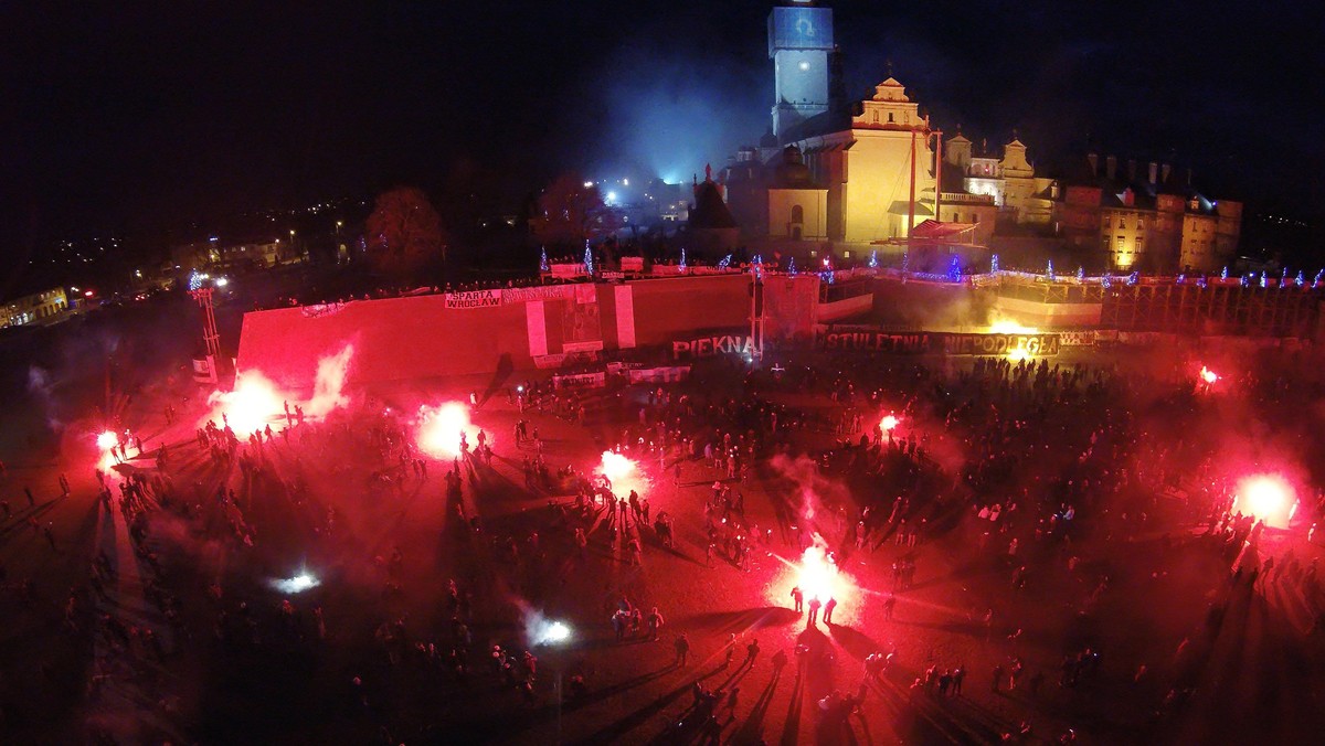 Pielgrzymka kibicow na Jasna Gore