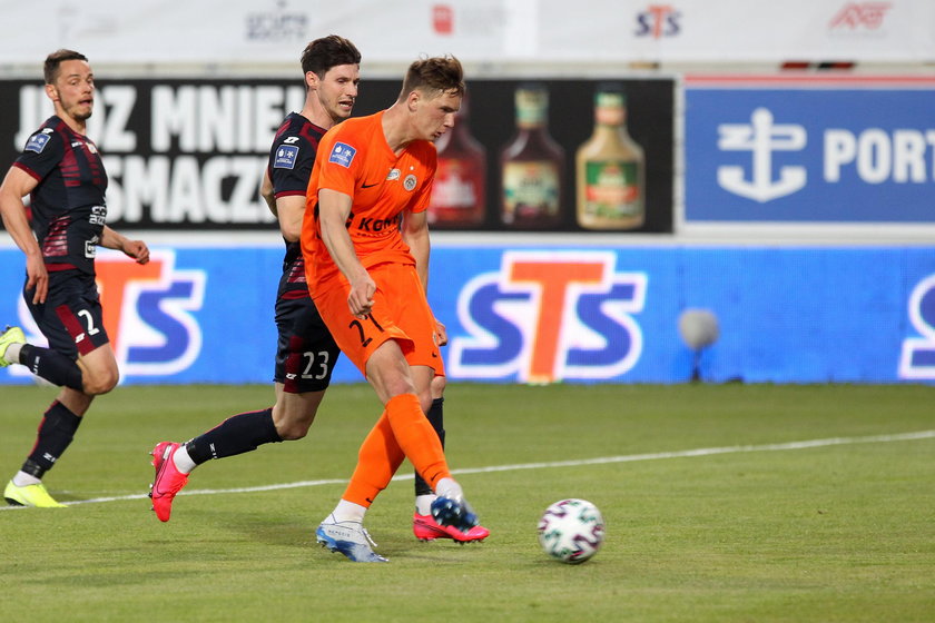 Pilka nozna. PKO Ekstraklasa. Pogon Szczecin - Zaglebie Lubin. 29.05.2020