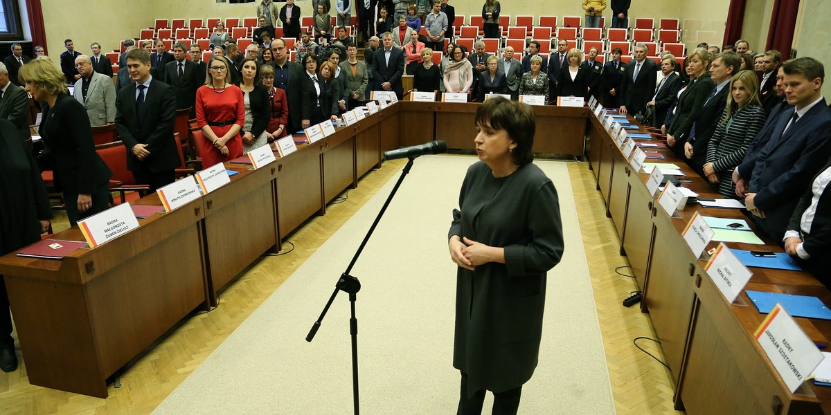 Pierwsze posiedzenie Rady Miasta w Warszawie