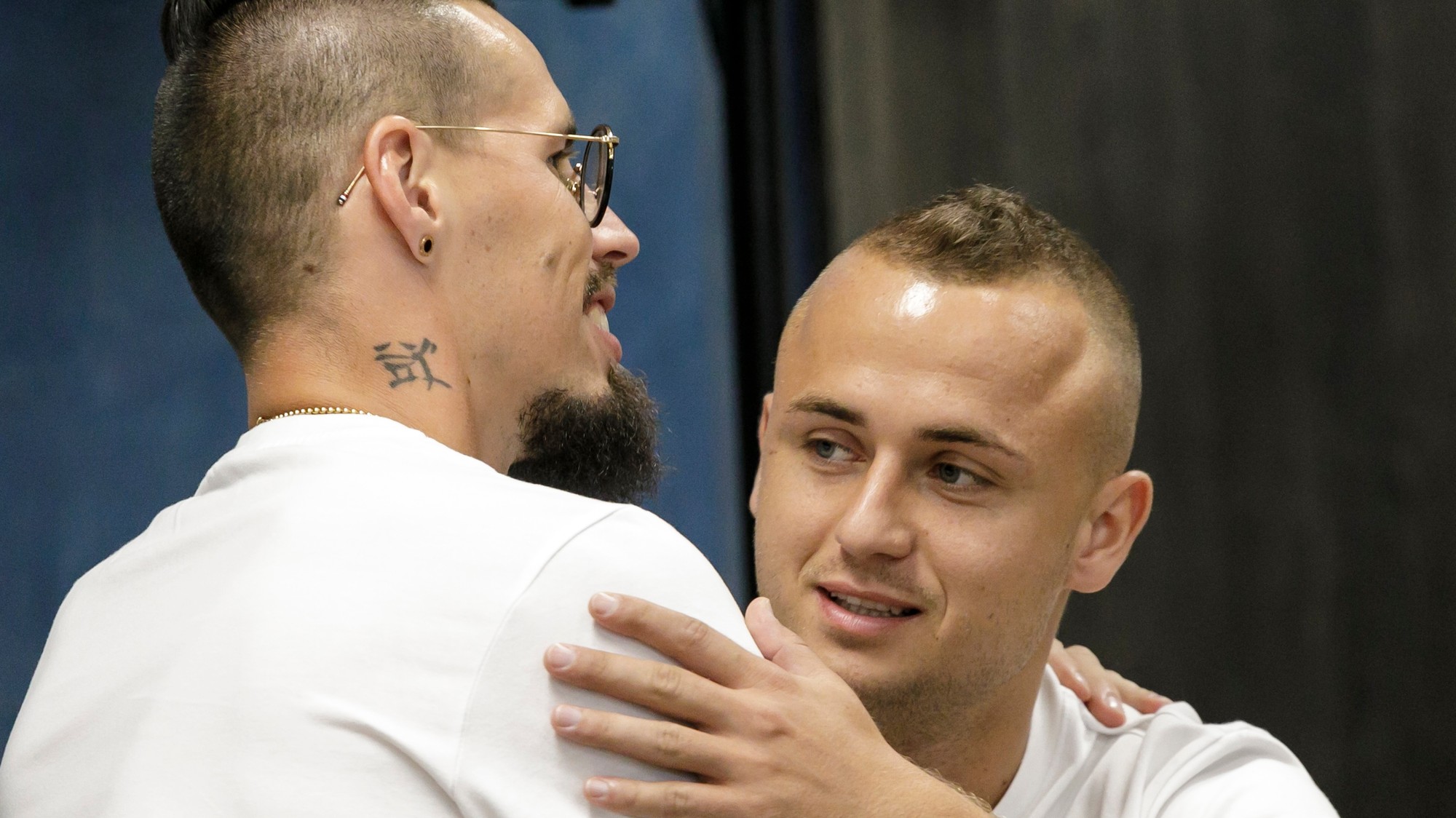 Marek Hamšík a Stanislav Lobotka.