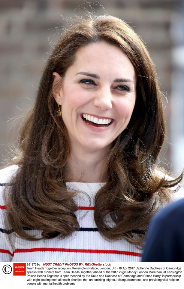 Księżna Kate Middleton na spotkaniu z maratończykami