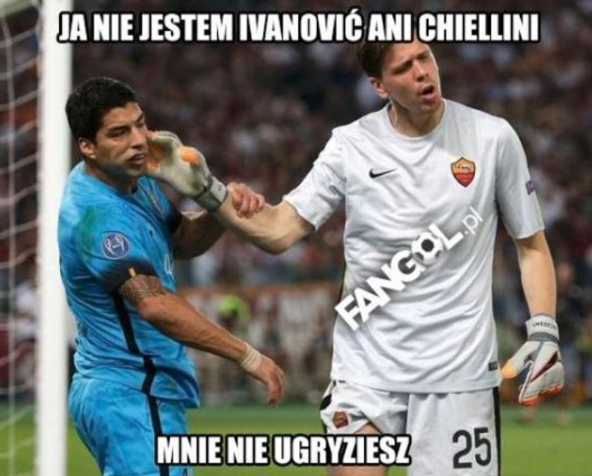 Luis Suarez nie pogryzł Wojtka Szczęsnego! MEMY